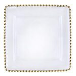 Wholesale Glass Charger Plate PZ-073